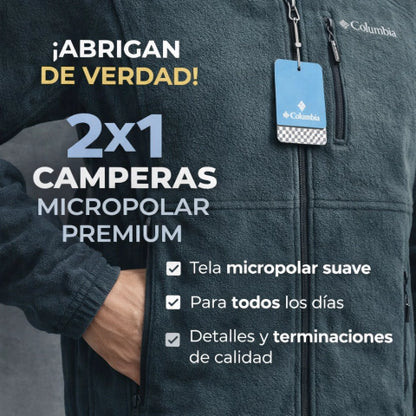 2x1 Campera Micropolar Premium Columbia