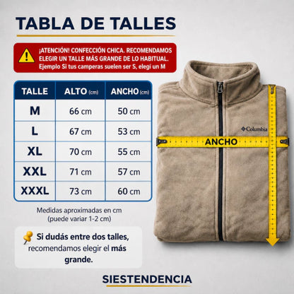 2x1 Campera Micropolar Premium Columbia